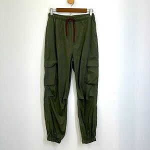 Wild Fable - Army Green Drawstring Cargo Elastic Bottoms Pants Size XS